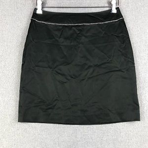 Cache Y2K Women’s Satin Jeweled Mini Skirt Size 4